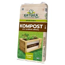 pevná cena NATURA KOMPOST NA VYVÝŠENÉ ZÁHONY 50L/51/  - FLORASYSTEM