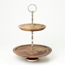 STOJAN NA TORTU 40CM DREVO PRÍRODNÝ - FLORASYSTEM