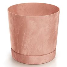 DPOP200E KVETINÁČ TUBO P BETON TERAKOTA 19,9Xv19,6CM 4,6L - FLORASYSTEM
