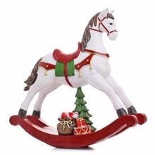 HOJDACÍ KONÍK ČERV. PLAST 26*6.5*25CM - FLORASYSTEM