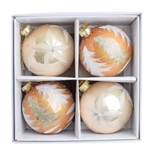 VIAN. GULE BIE/ ZLA/ŽLT VZOR SKLO MIX/2F S/4 10CM - FLORASYSTEM