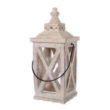 CEMENT DEKORÁCIA LAMPÁŠ SKLO ANTIQUE LIGHT BROWN 14*14*H24.5cm 11.5*11.5*H11.5cm  - Foto0