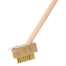 Kefa na mach a burinu s drevenou tyčkou 120 cm.