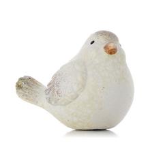 VTÁČIK BIELO-HNEDÝ KERAMIKA 8,3*5,8*6,5CM - FLORASYSTEM