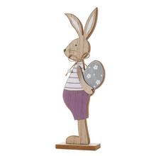 ZAJAC S VAJÍČKOM FIA/NAT DREVO 11*5*31CM SUPER CENA! - FLORASYSTEM