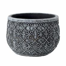 OBAL CEMENT TM. ŠEDÝ 14,7x14,7x12,4CM - FLORASYSTEM