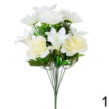 KYTICA ĽALIA GERBERA RUŽA 3F 49cm - Foto1