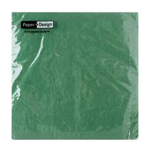 24048 SERVÍTKY MOMENTS UNI FOREST GREEN 33x33cm - FLORASYSTEM