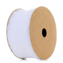 Biela a modrá stuha s rozmermi 4cm x 5m.
