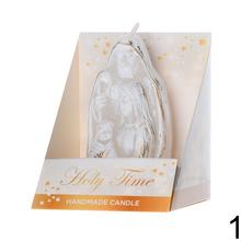 Vianočné sviečky v mixe, anjel a iné postavy.