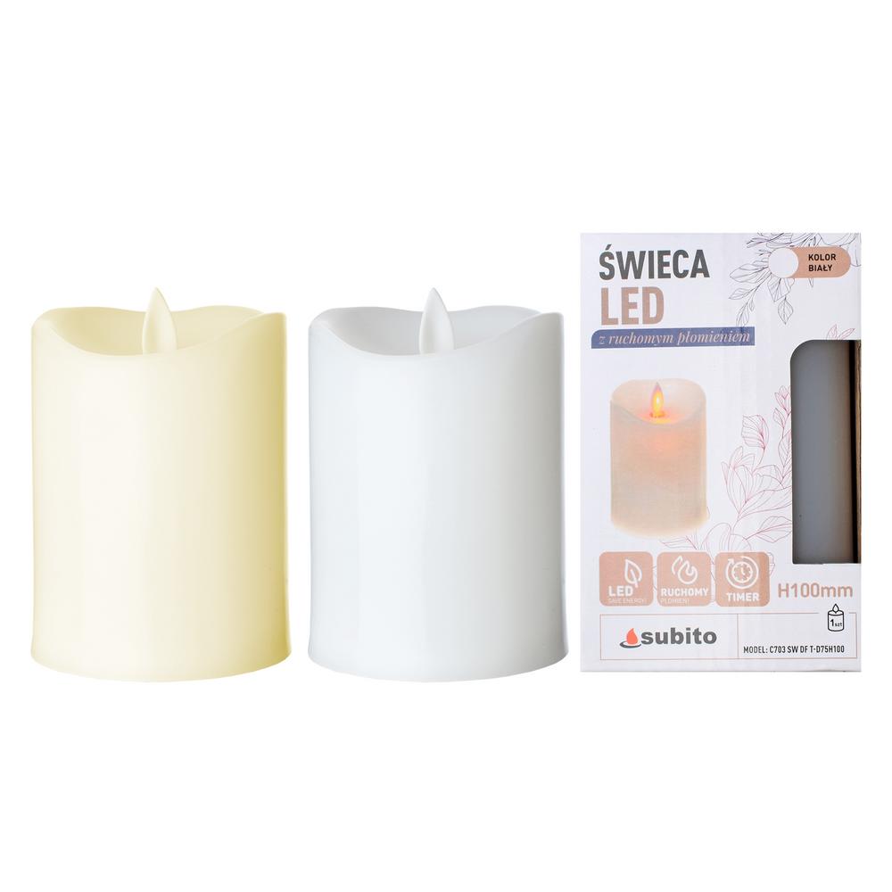 LED sviečka s pohybom plameňa a časovačom.