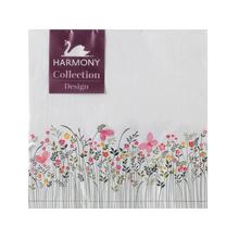 267F33-3 SERVÍTKY 33x33CM MEADOW ROSES - FLORASYSTEM