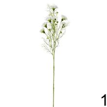 Umelé kvety Čakanka v bielej a modrej farbe, 73 cm vysoké.