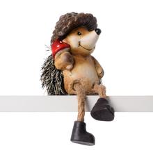 JEŽKO TEXTILNÉ NOHY KERAMIKA 7.5*7.5*17CM - FLORASYSTEM