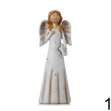 Dekorační anjeli v bielej a béžovej farbe srdce a hviezda mix.