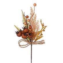 KONÁRIK TUJA, GRAN.JABLKO, GUĽKY BÉŽ/HNE 26CM - FLORASYSTEM