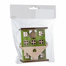 DOMČEK FLÍS V SÁČKU ZEL. S/2 9x4x9,5CM - FLORASYSTEM