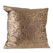 VANKÚŠ VZ. LISTY BÉŽ/ZLA ZAM/TEXTIL 43*43CM 350G NÁPLŇ - FLORASYSTEM