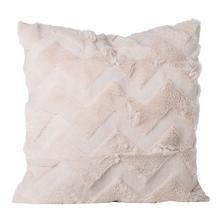 VANKÚŠ VZ. CIK-CAK KRÉM UM.KOŽUŠ 43*43CM 350G NÁPLŇ - FLORASYSTEM