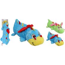 Hračka pre psa v tvare dráčika, modrá a zelená farba.