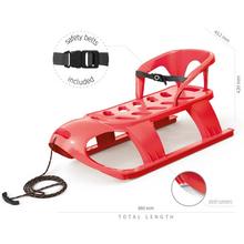 ISBUS SÁNKY S OPERADLOM BEZZY SEAT MODRÝ 88X45X42CM - FLORASYSTEM