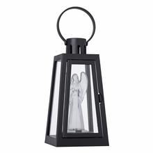 Čierna LED lucerna s anjelom