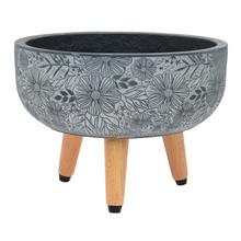 J78 OBAL MISA S NOŽIČKAMI LIVA ČIERNO-ŠEDÁ  37 H16,2CM M - FLORASYSTEM