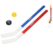 Hokejka 71cm, 2ks, s loptičkou a pukom - FLORASYSTEM