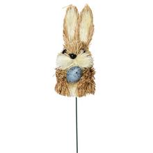 ZÁPICH ZAJAC S VAJÍČKOM SLAMA 7x5x25CM - FLORASYSTEM