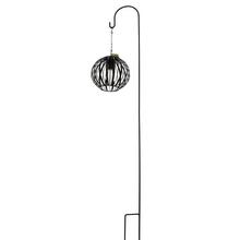 ZÁPICH LAMPÁŠ SOLAR KOV 21,5x17x110 ČIERNA  - FLORASYSTEM