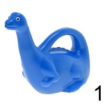 Detská krhla v tvare dinosaura, modrá a ružová.