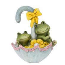 ŽABY V DÁŽDNIKU SOLAR MGO 22*22*28CM - FLORASYSTEM
