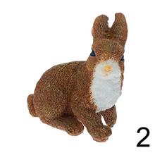 Hnedý mix zajačikov na Veľkú noc.