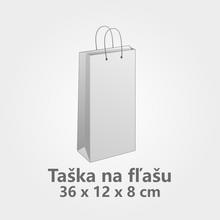 Taška na fľašu 36x12x8cm - Vianočné papierové tašky | FLORASYSTEM
