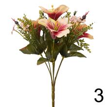 Kytica umelých ľalií v mixe farieb, 29 cm.