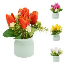 TULIPÁNY V ČREPNÍKU MIX/4F 17CM - FLORASYSTEM