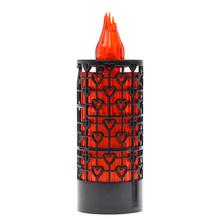 SVET.LED AŽUR SRDCE 15cm black+red/5/23/SLC-BAT - FLORASYSTEM