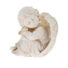 ANJEL SMÚTOČNÝ POLY NA PODSTAVCI BIELY 10*9.5*11.5CM - FLORASYSTEM