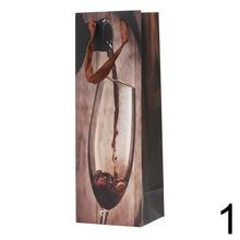 Darčeková taška na víno s elegantným dizajnom.