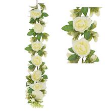 GIRLANDA BIE. RUŽE, ZELEŇ, TUJA 150CM - FLORASYSTEM