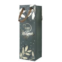 TAŠKA papier fľaša texts V36x12x10cm 461824 - FLORASYSTEM