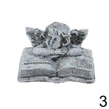 Súprava smútočných anjelov v sivej farbe.