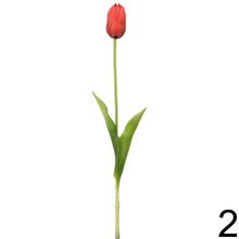 Umelé tulipány v mixe farieb, 42 cm vysoké.