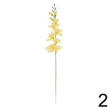 Umelé kvety gladiola v mixe farieb, 81 cm vysoké.