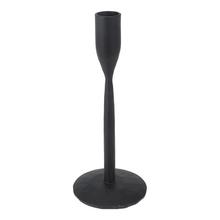 SVIETNIK na kónic svieč 20cm čierna //A98810440 - FLORASYSTEM