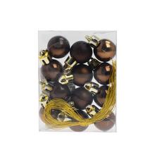 GULE PLAST. HNEDÉ MAT/LESK/PER. S/12 2CM - FLORASYSTEM