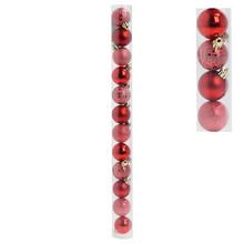 GULE PLAST. ČERVENÉ LESK/MAT/PIESK/MRAZ S/12 4CM - FLORASYSTEM