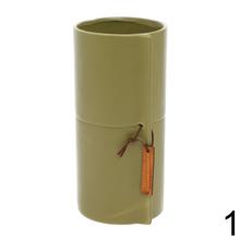 Keramický obal v japonskom štýle, mix farieb, výška 23 cm, priemer 11 cm.