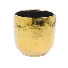 OBAL CERAMIC POT veľký GOLD 65581G - FLORASYSTEM