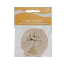 Vianočná kartička na víno s textom MERRY Christmas.